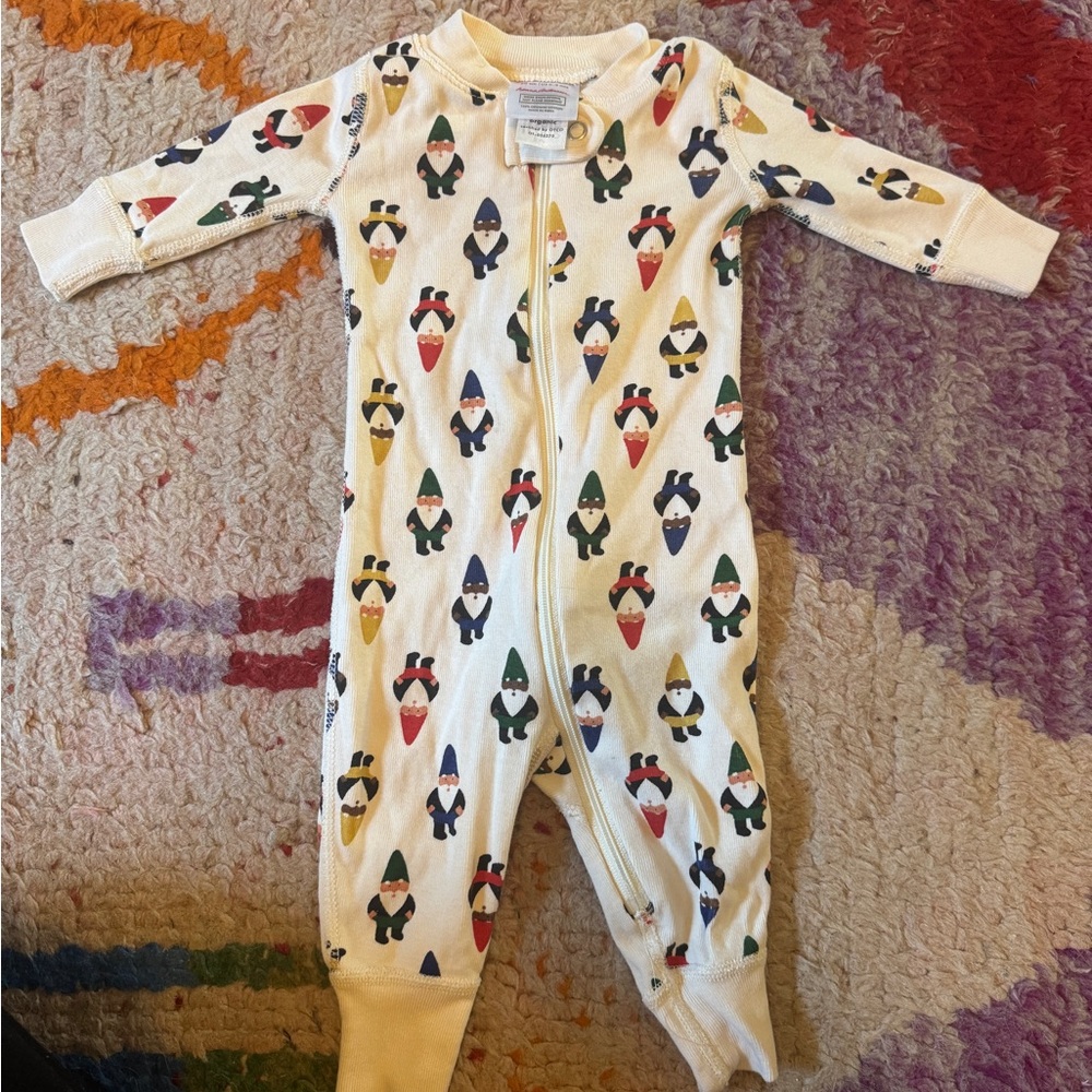 Hanna Andersson Christmas Gnome Print pajama